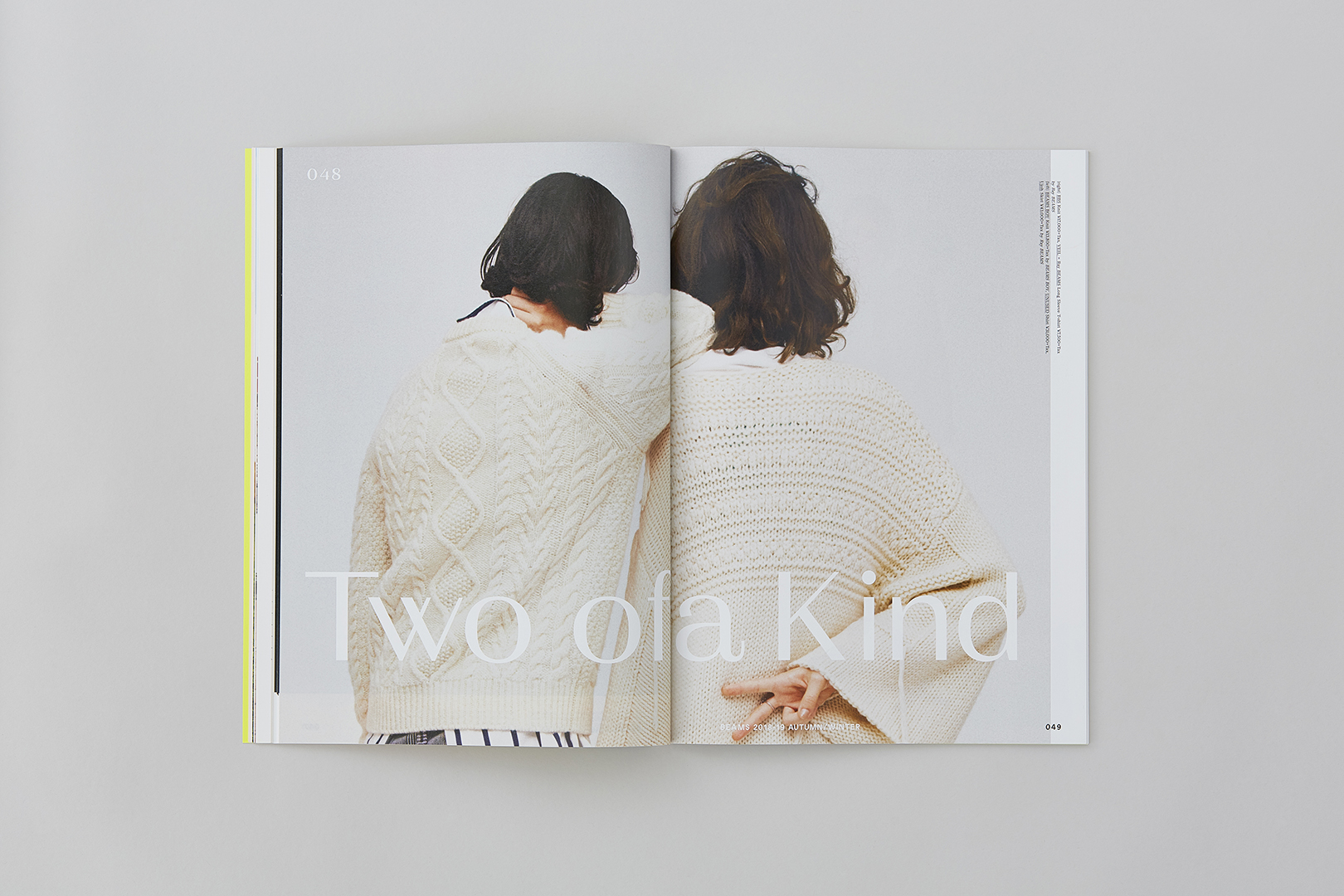 BEAMS CATALOG MEN AND WOMEN 2018 – : ART DIRECTION & DESIGN